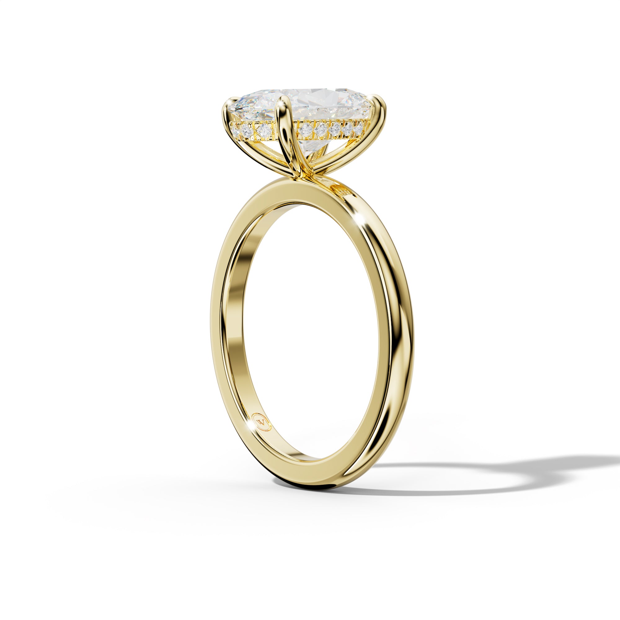 Reese Oval Diamond Engagement Ring